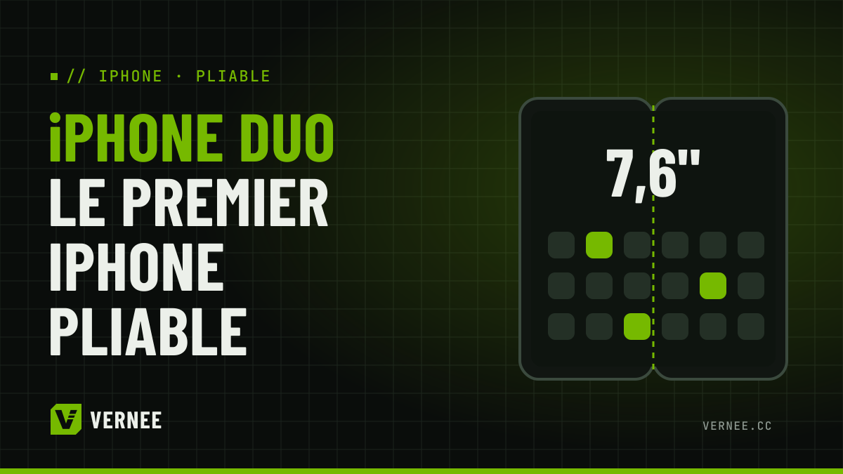 iPhone Duo : prix, fiche technique et ce qu'il faut savoir sur le premier iPhone pliable