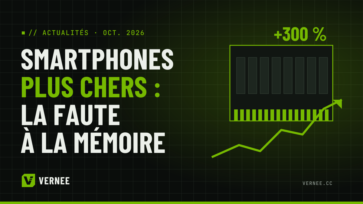 Pourquoi les smartphones coûtent plus cher en 2026 : la pénurie de mémoire expliquée