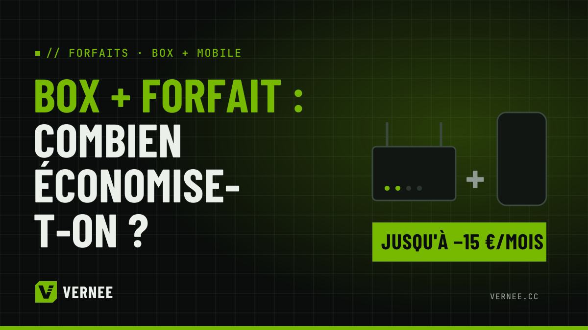 Box + forfait mobile : combien économise-t-on vraiment chez Orange, SFR, Free et Bouygues ?